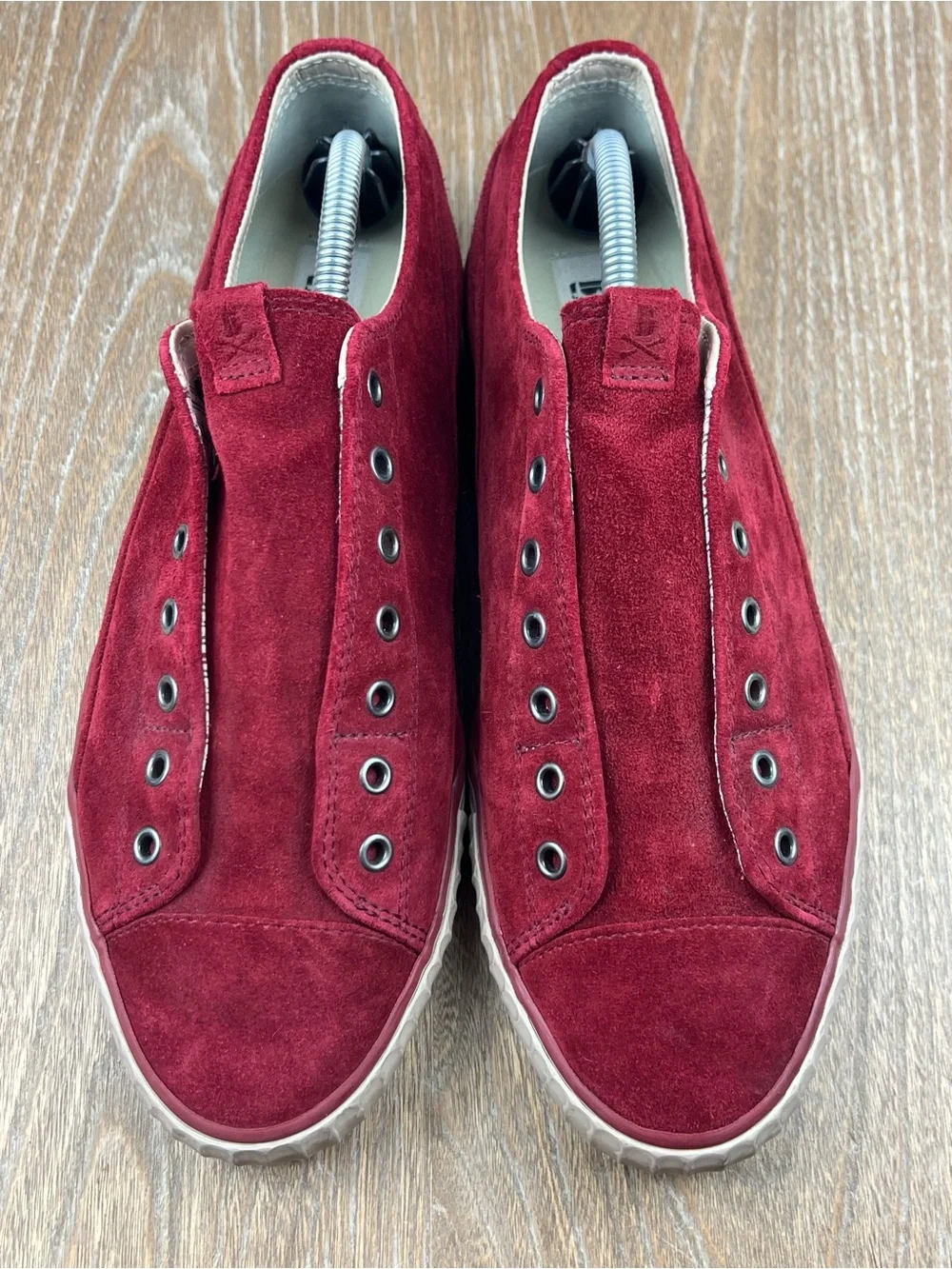 602 John Varvatos Men's Slip-On Suede Sneakers -  size 10
